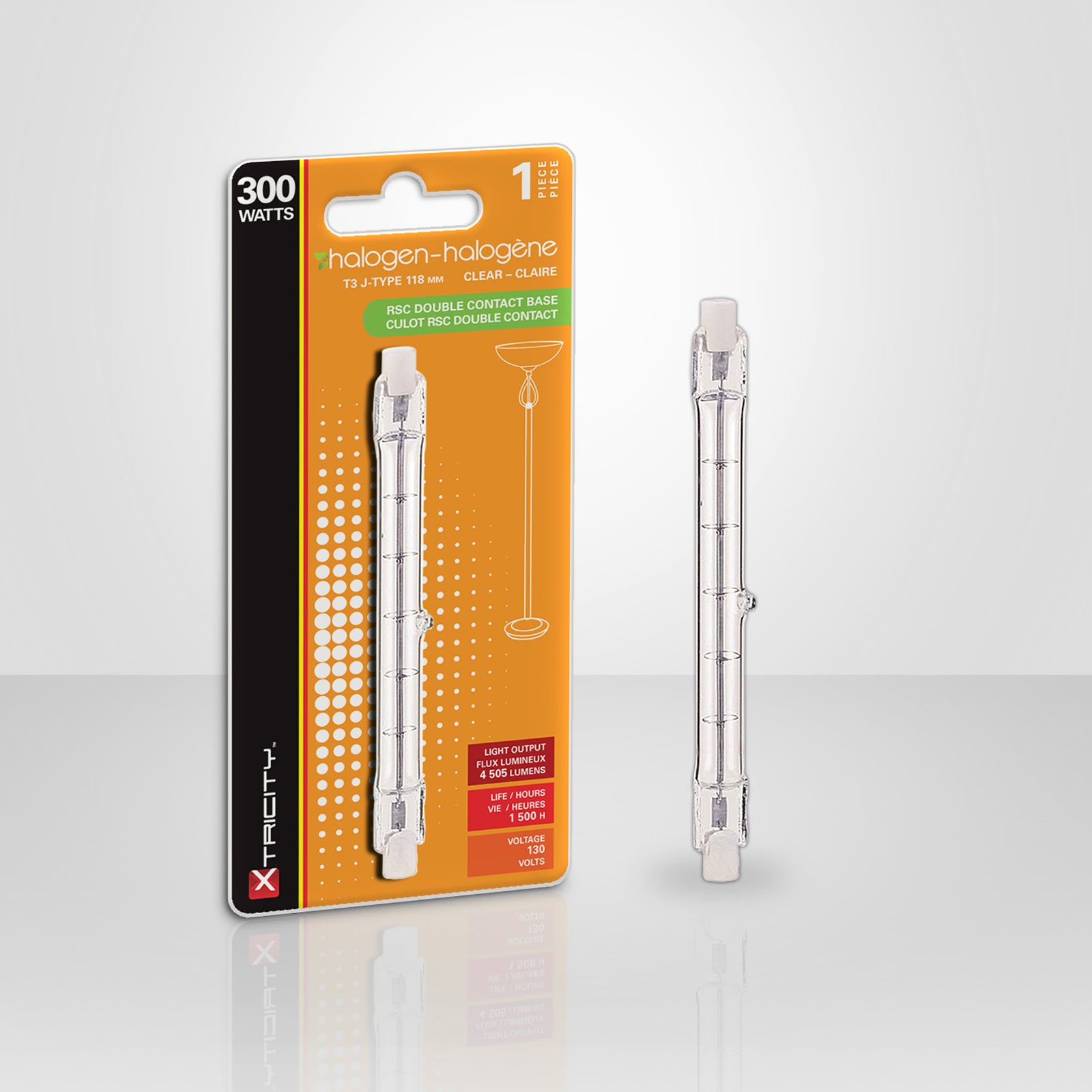 Halogène T3 J-Type, 300 W