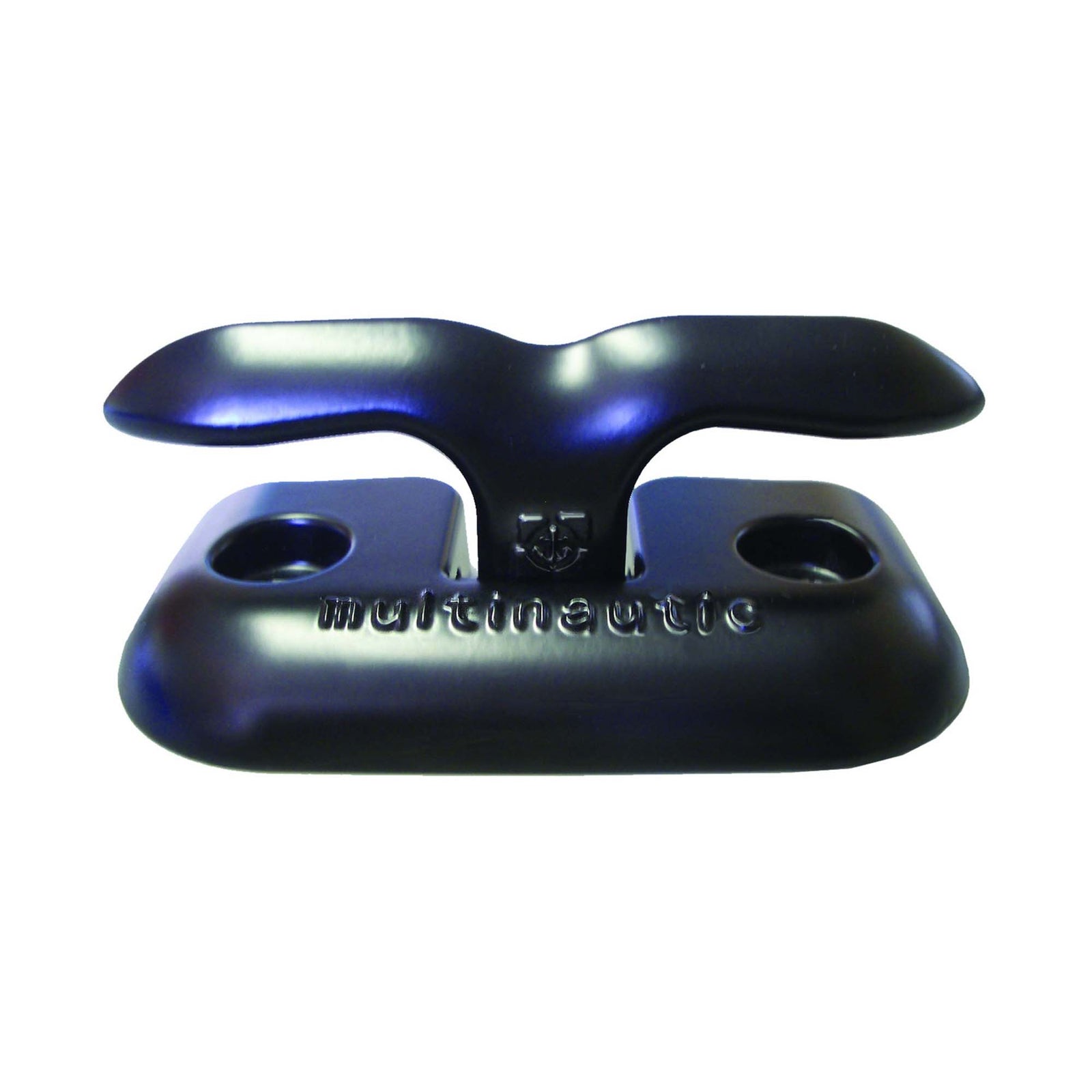 Taquet escamotable en aluminium noir, 6"