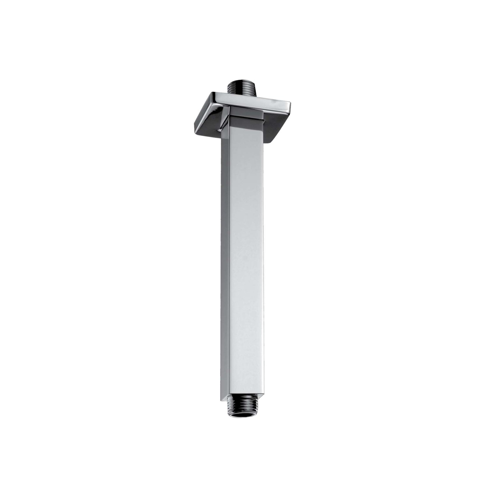 Bras de douche carré pour plafond de 8'', fini chrome