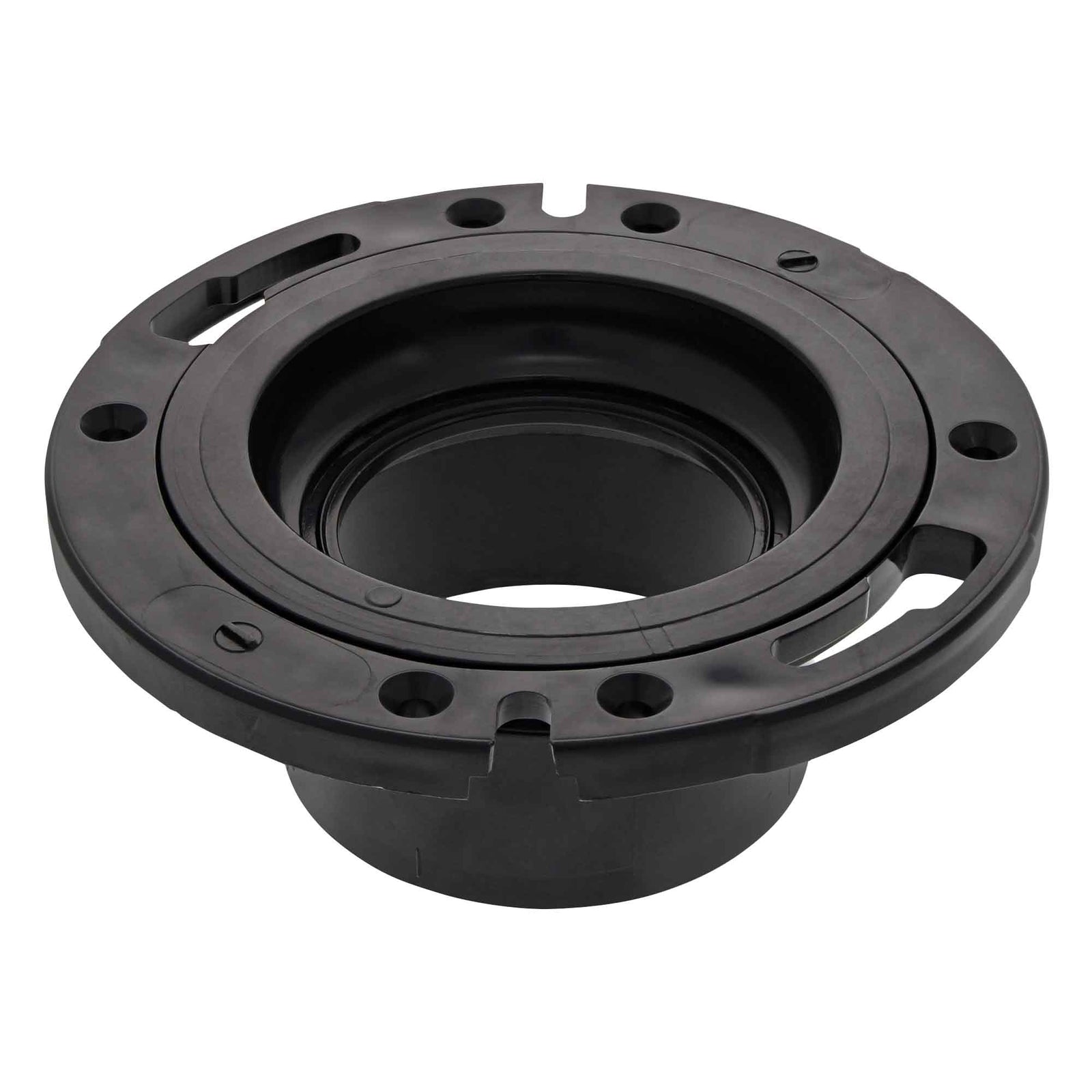 Bride de toilette réglable ABS-DWV «femelle», 4" x 3"  