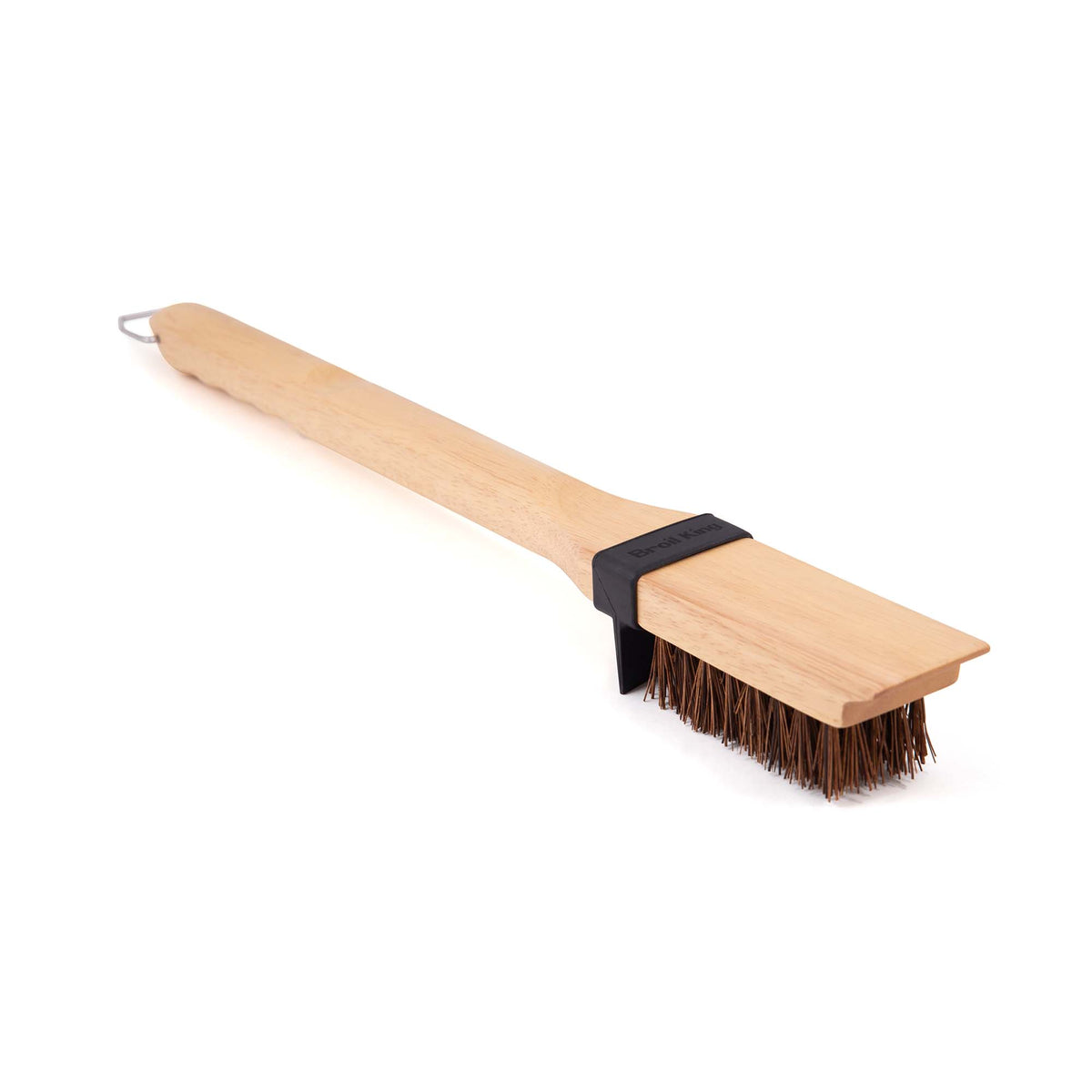 Brosse à BBQ robuste en bois avec fibre de bois de palmyre, 20&#39;&#39;