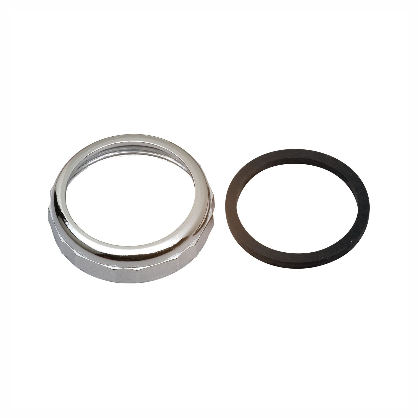 Écrou coulissant avec rondelle pour joint, 1-1/2" (chrome)