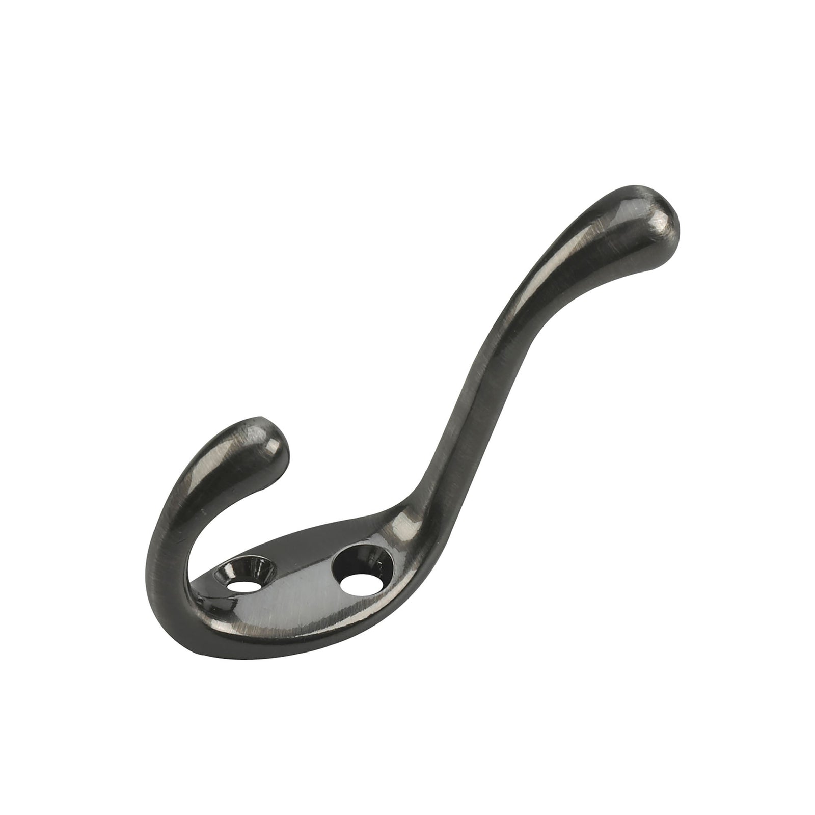 Crochet au fini nickel antique robuste à vêtements # 235, 3-1/2''