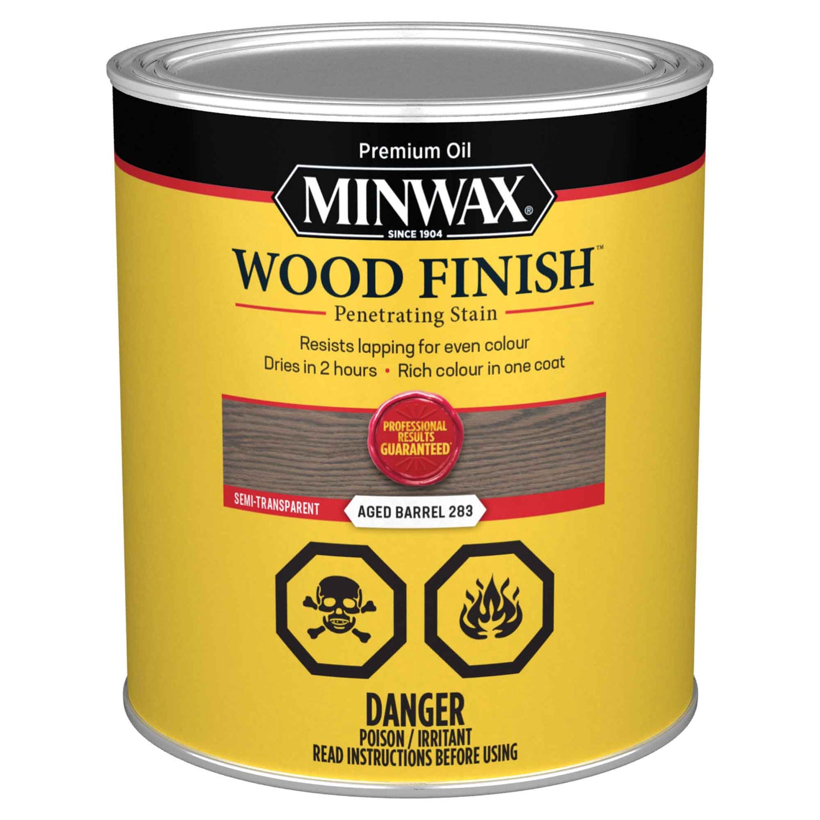 Finition pour bois fût vieilli 283 semi-transparent, 946 ml