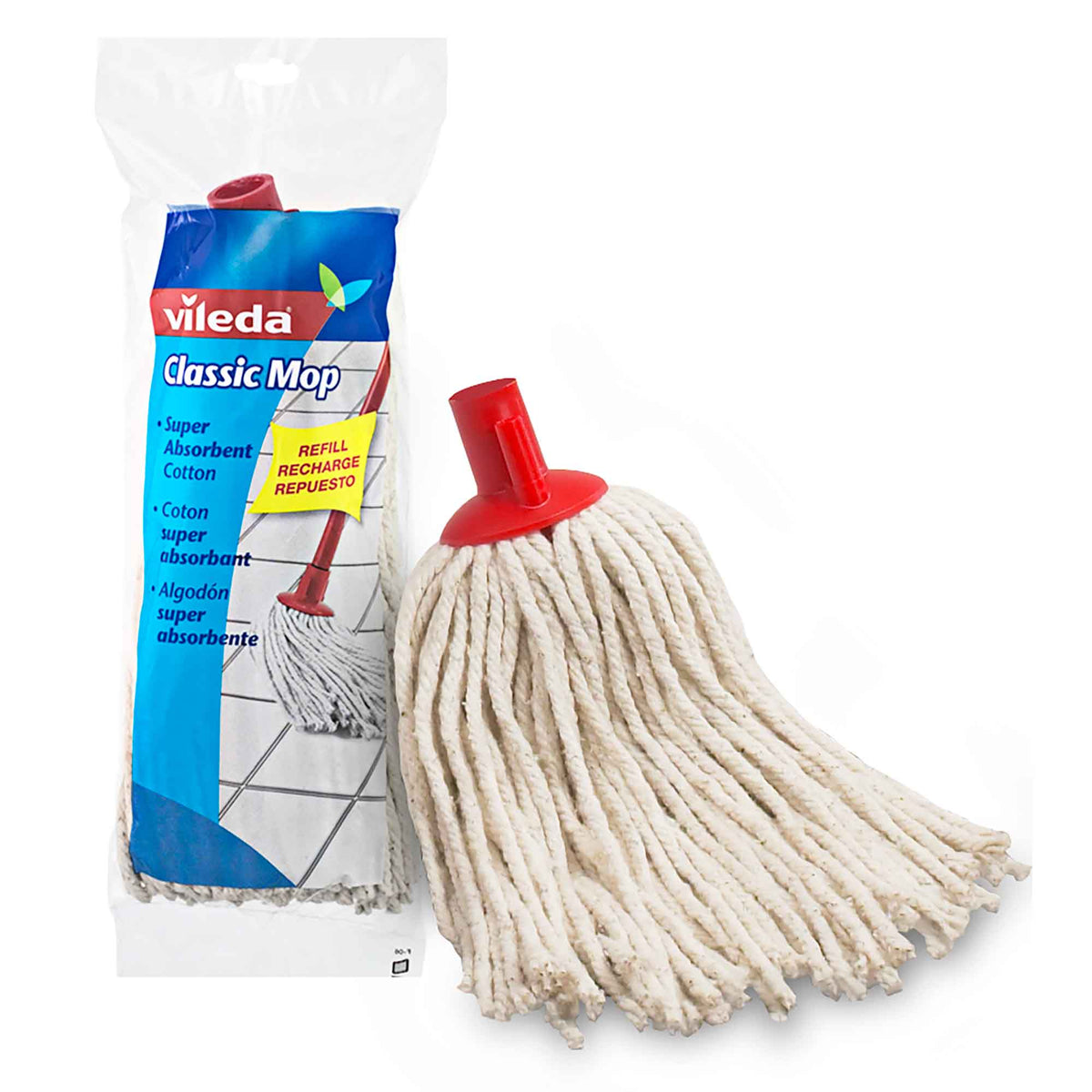 Recharge pour vadrouille Classic Mop, blanc