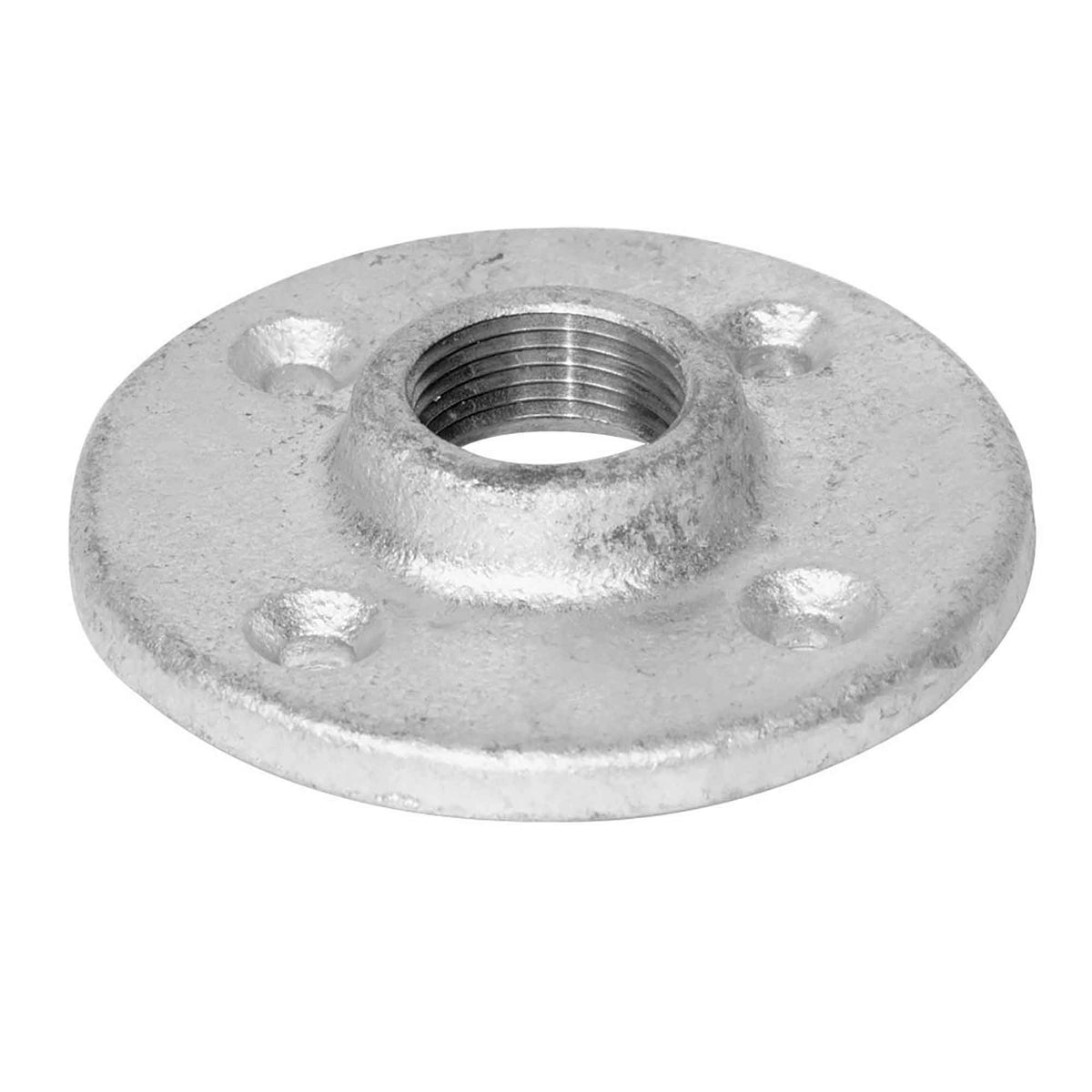 Raccord Bride de sol en fonte galvanisée, 1"