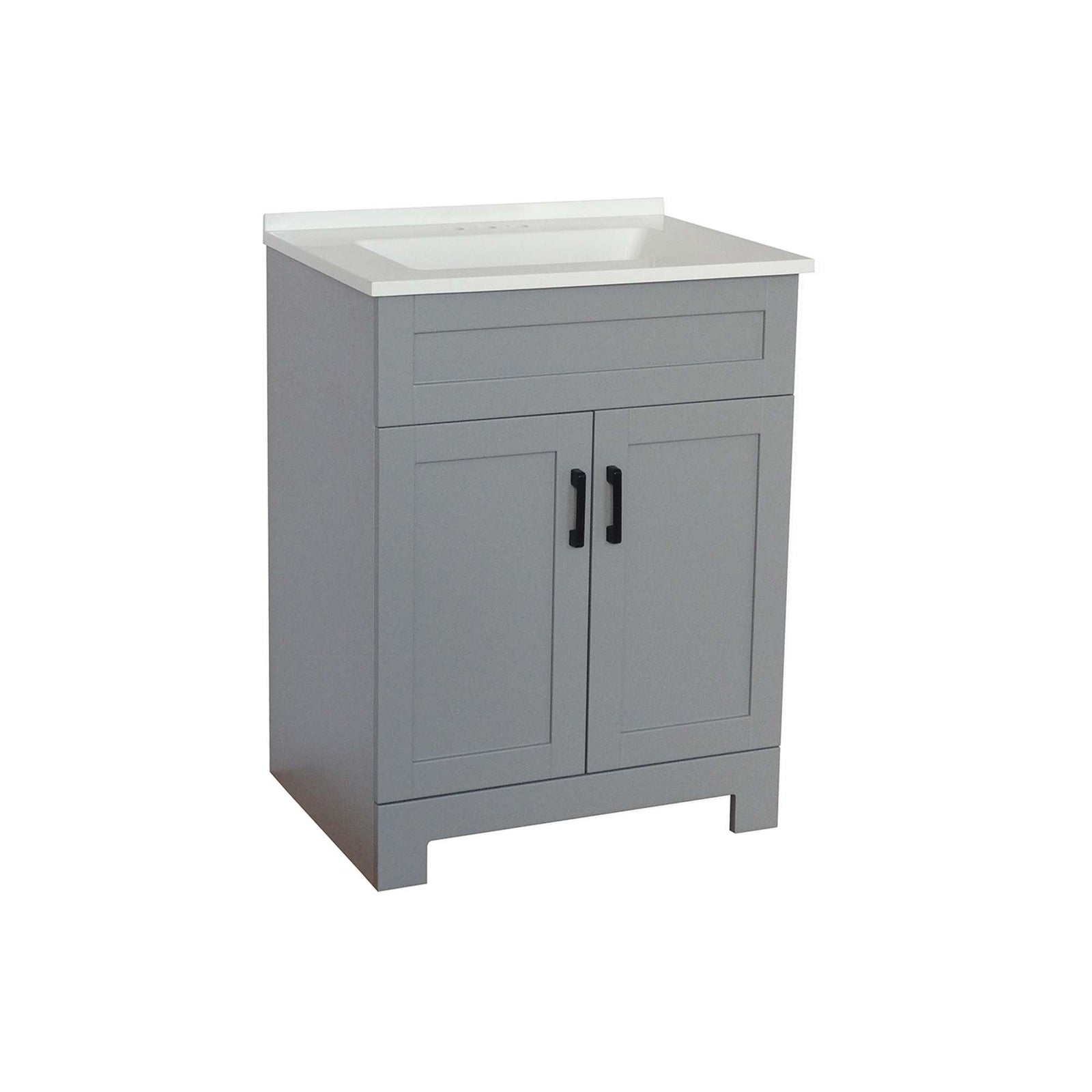 Meuble-lavabo de 24'' Calixto, grise
