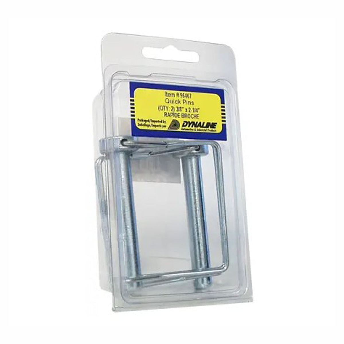 Goupille rapide carrée, 3/8" x 2-1/4" (2 unités)