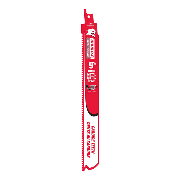 Diablo Carbide Recip Blade for Thick Metal of 9