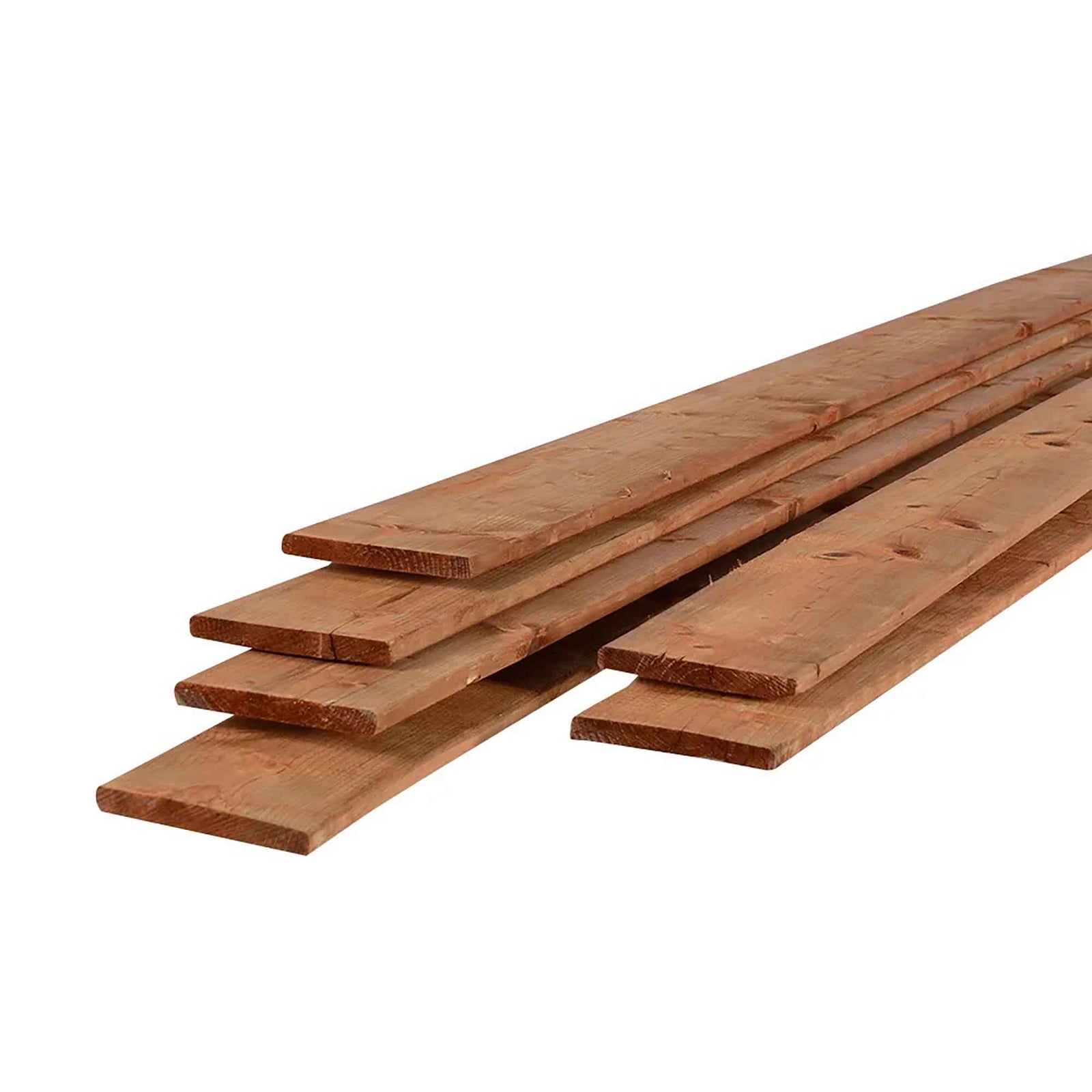 Bois traité brun de Première Qualité, 1" x 6" x 8'