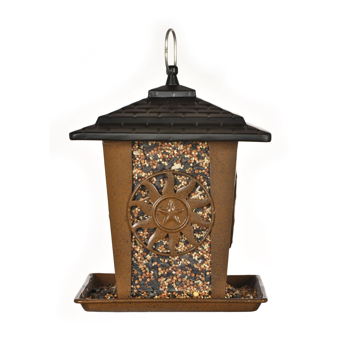 Mangeoire d&#39;oiseaux sauvages Sun and Star Lantern, 3 lb de graines