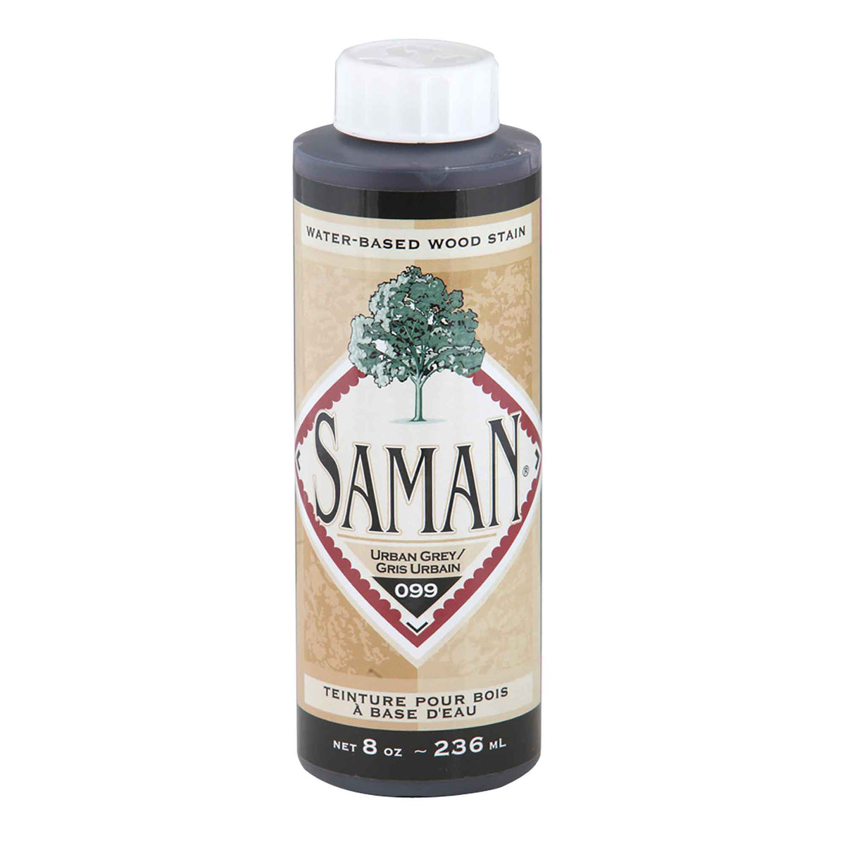 Teinture pour bois à base d'eau Gris Urbain, 236 ml              
