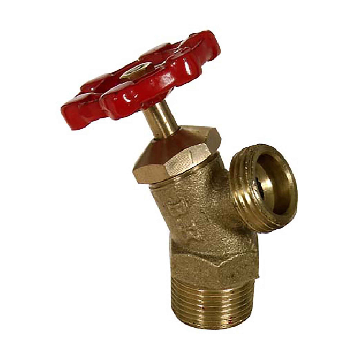 Valve de vidange de chaudière en laiton de compression avec angle, mâle 1/2&quot; 