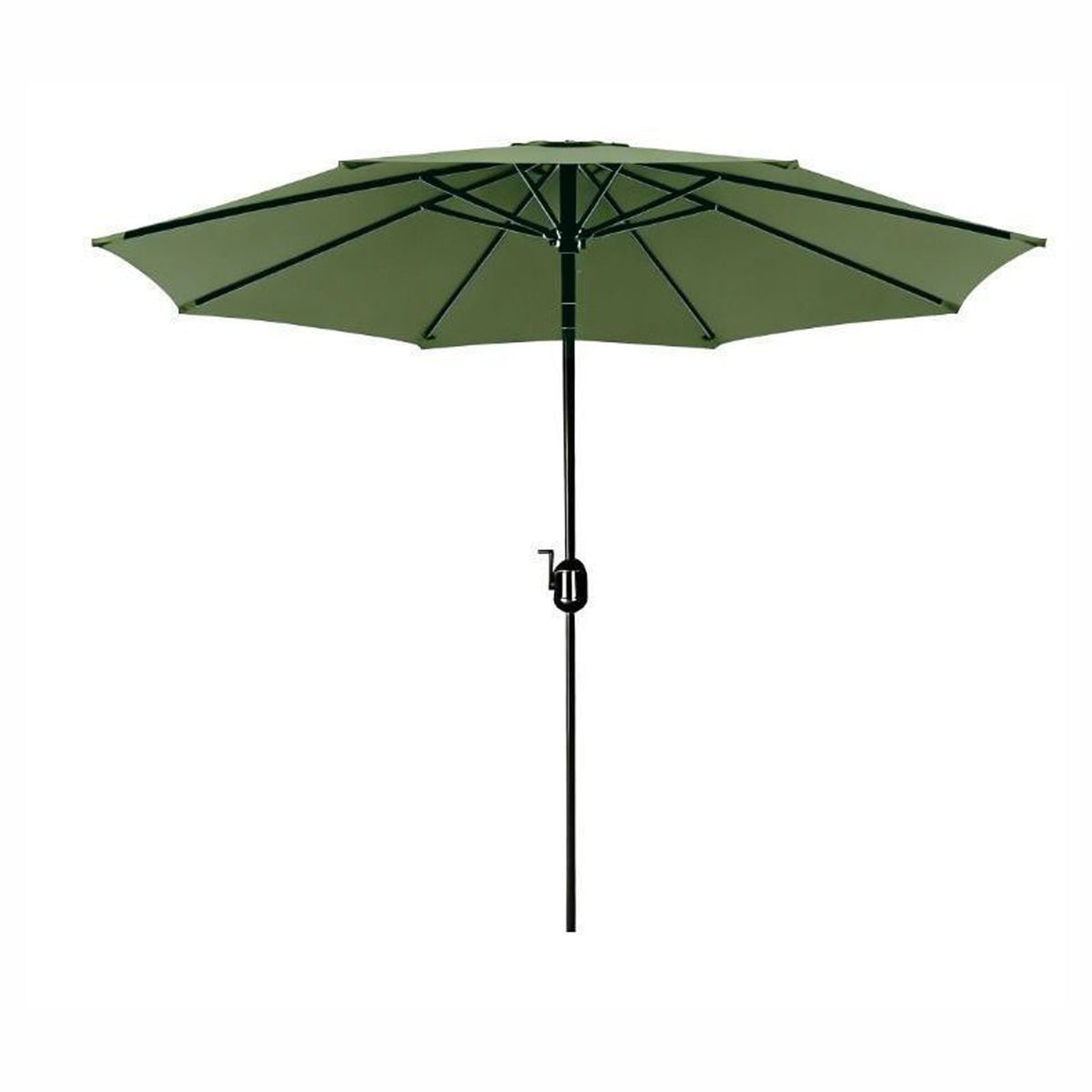 Parasol de marché en aluminium de 9', vert