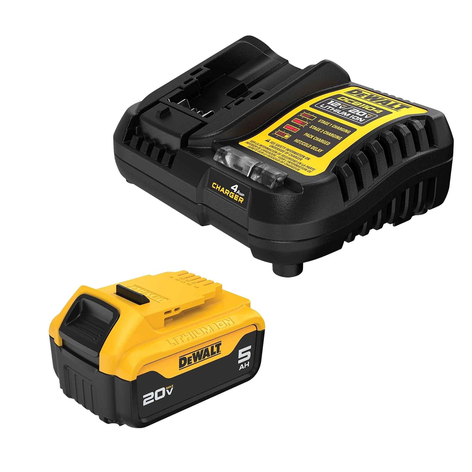 Batterie 20 V MAX 5.0 Ah avec chargeur 