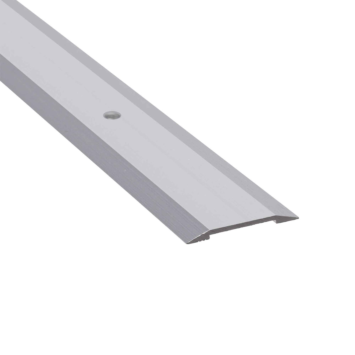 Bordure de joint de plancher argent brillant, 1-1/4&quot; x 3&#39;