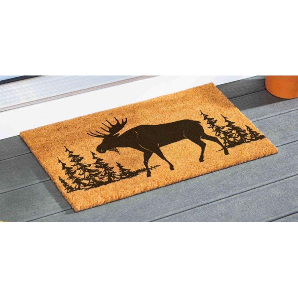 Tapis de coco High Country Wilderness, motif orignal, 71 cm x 41 cm