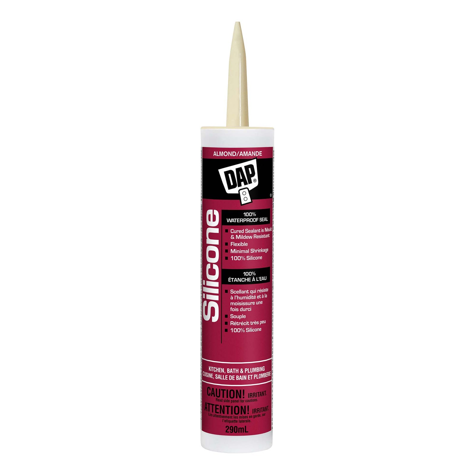 100 % silicone amande cuisine et salle de bain, 290 ml