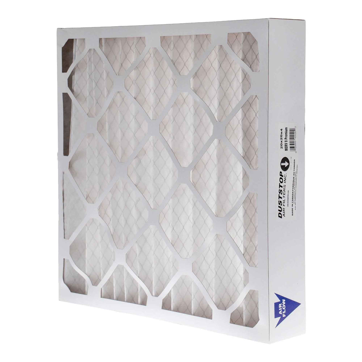 Filtre de fournaise électrostatique MERV 8, 20" x 20" x 4''