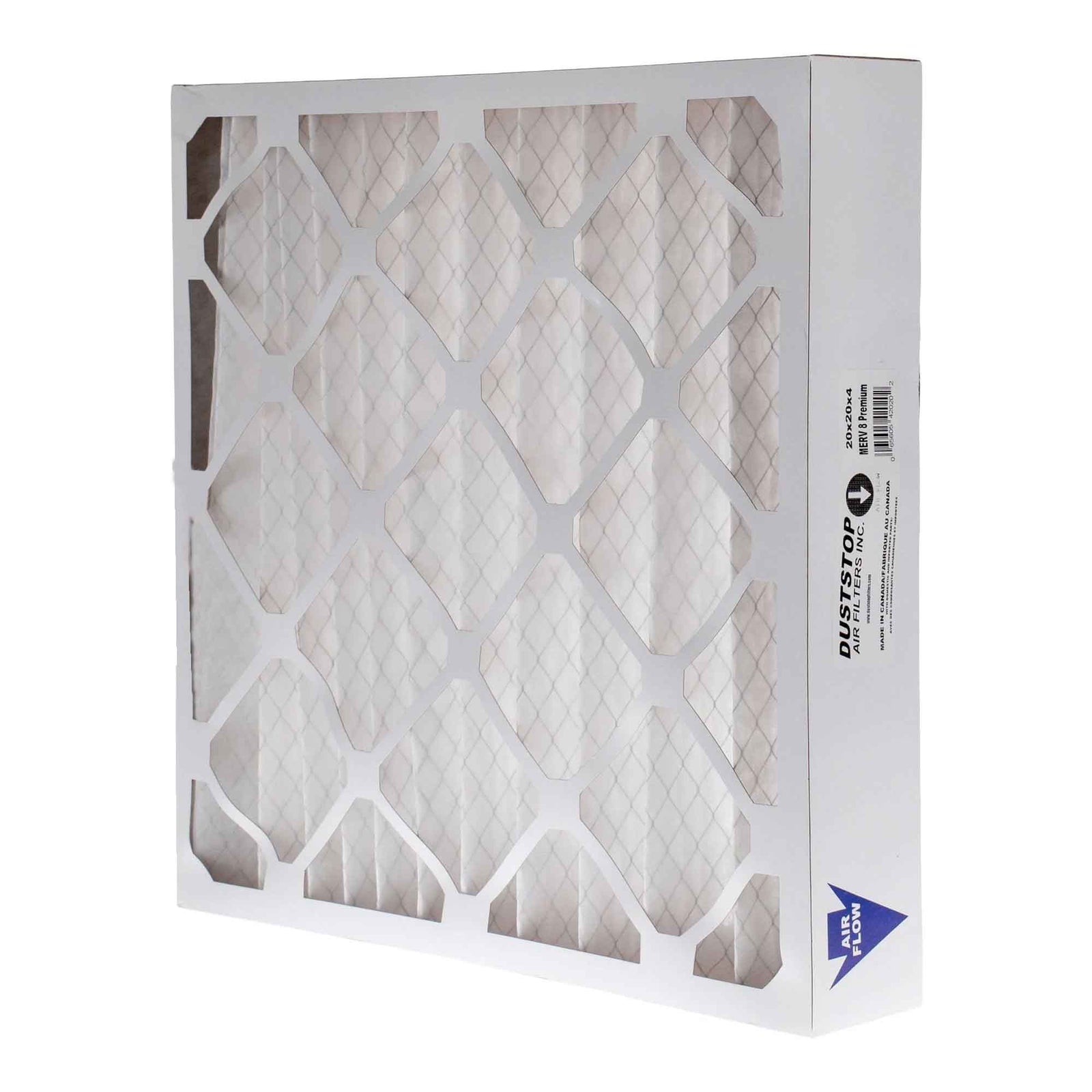 Filtre de fournaise électrostatique MERV 8, 20" x 20" x 4''