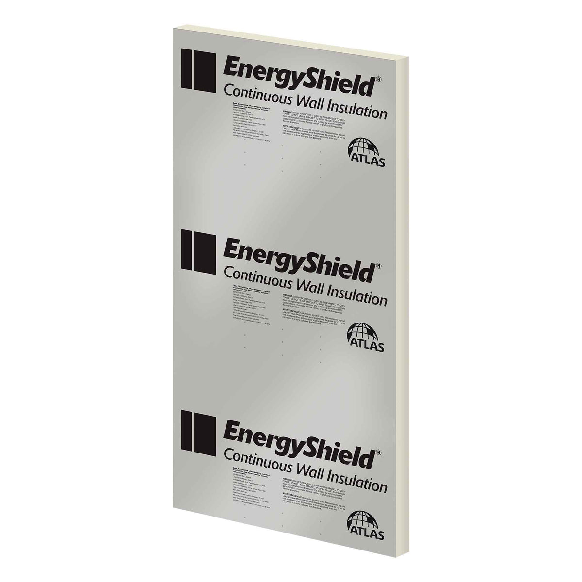 Panneau isolant EnergyShield R9.8, 1-1/2&quot; x 4&#39; x 8&#39; 