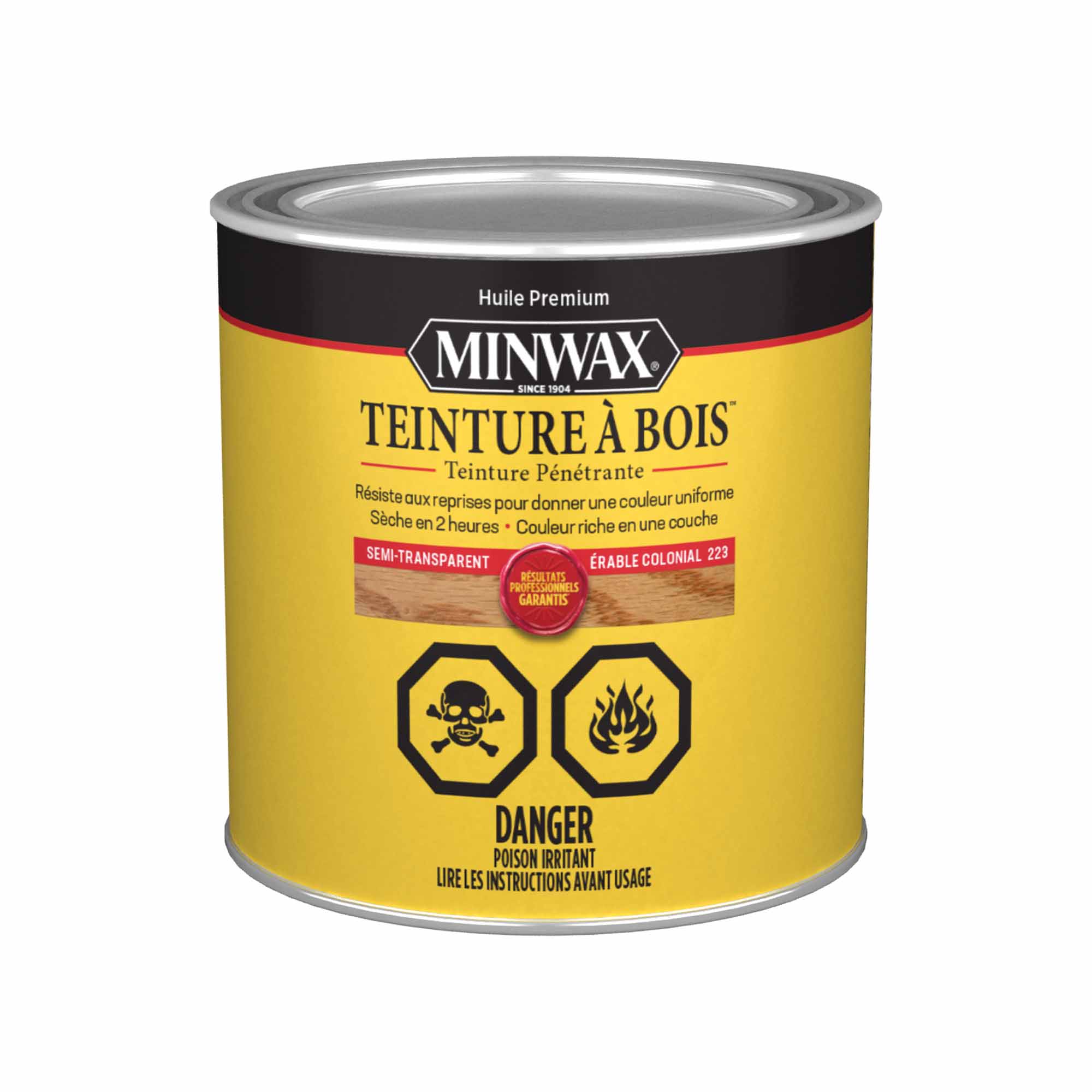 Minwax teinture à bois semi-transparent érable colonial, 236 ml