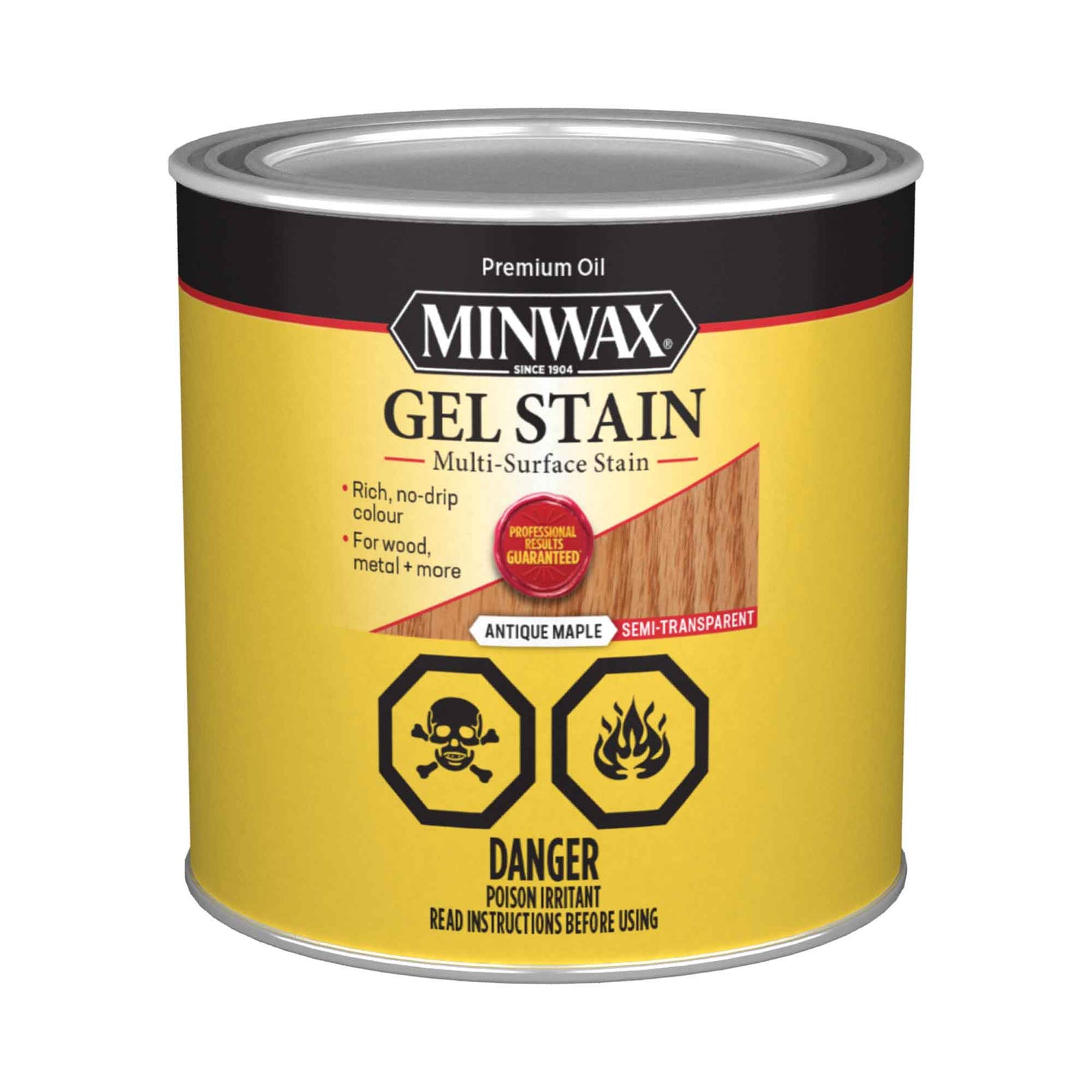 Teinture en gel érable antique semi-transparent, 236 ml