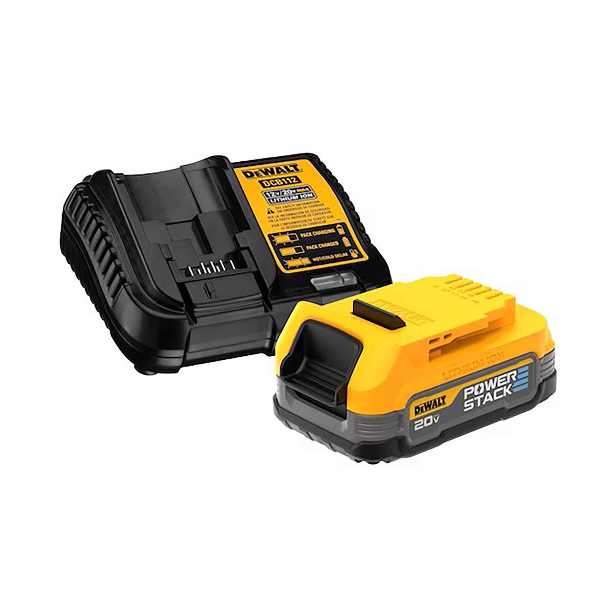 Trousse de départ chargeur et batterie Powerstack 20 V Max