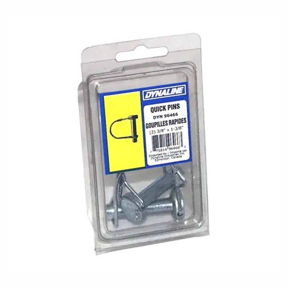 Goupille rapide ronde, 3/8" x 1-3/8" (2 unités)