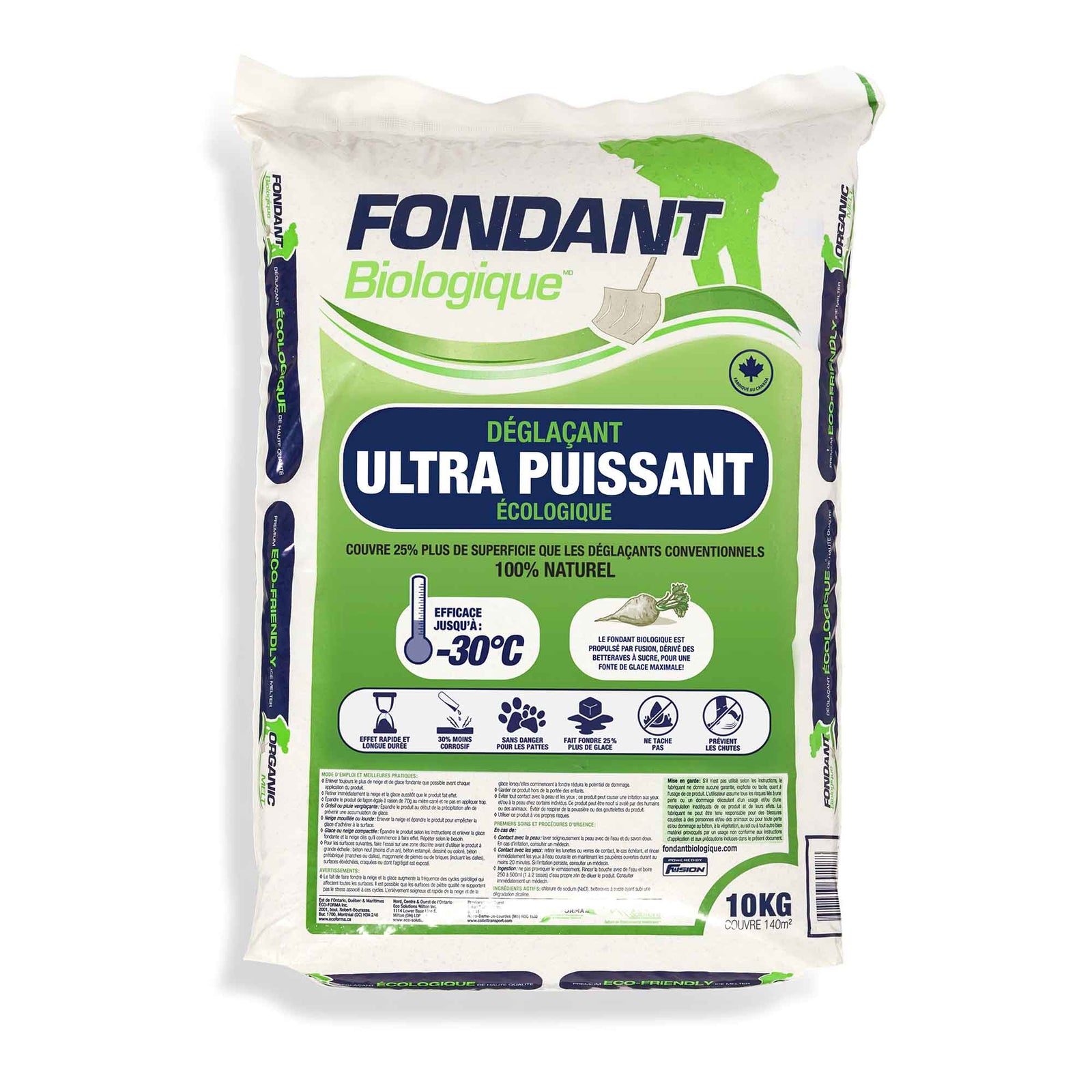 Déglaçant écologique ultra puissant, 10 kg