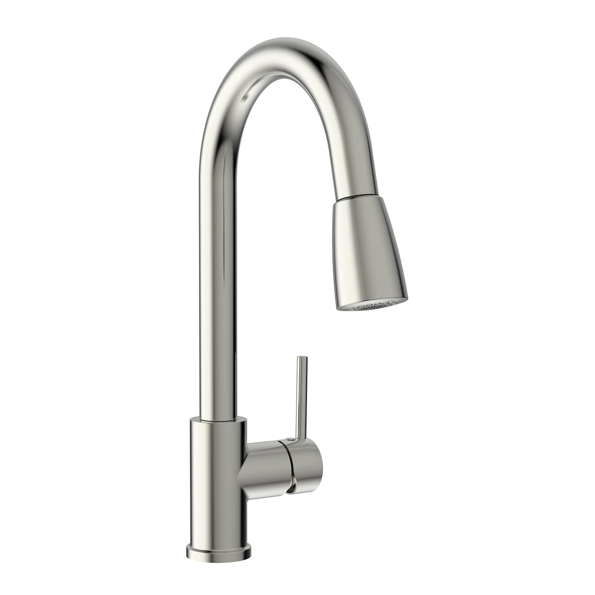 Robinet d’évier de cuisine avec bec pivotant intégrant douchette amovible / bouton pause