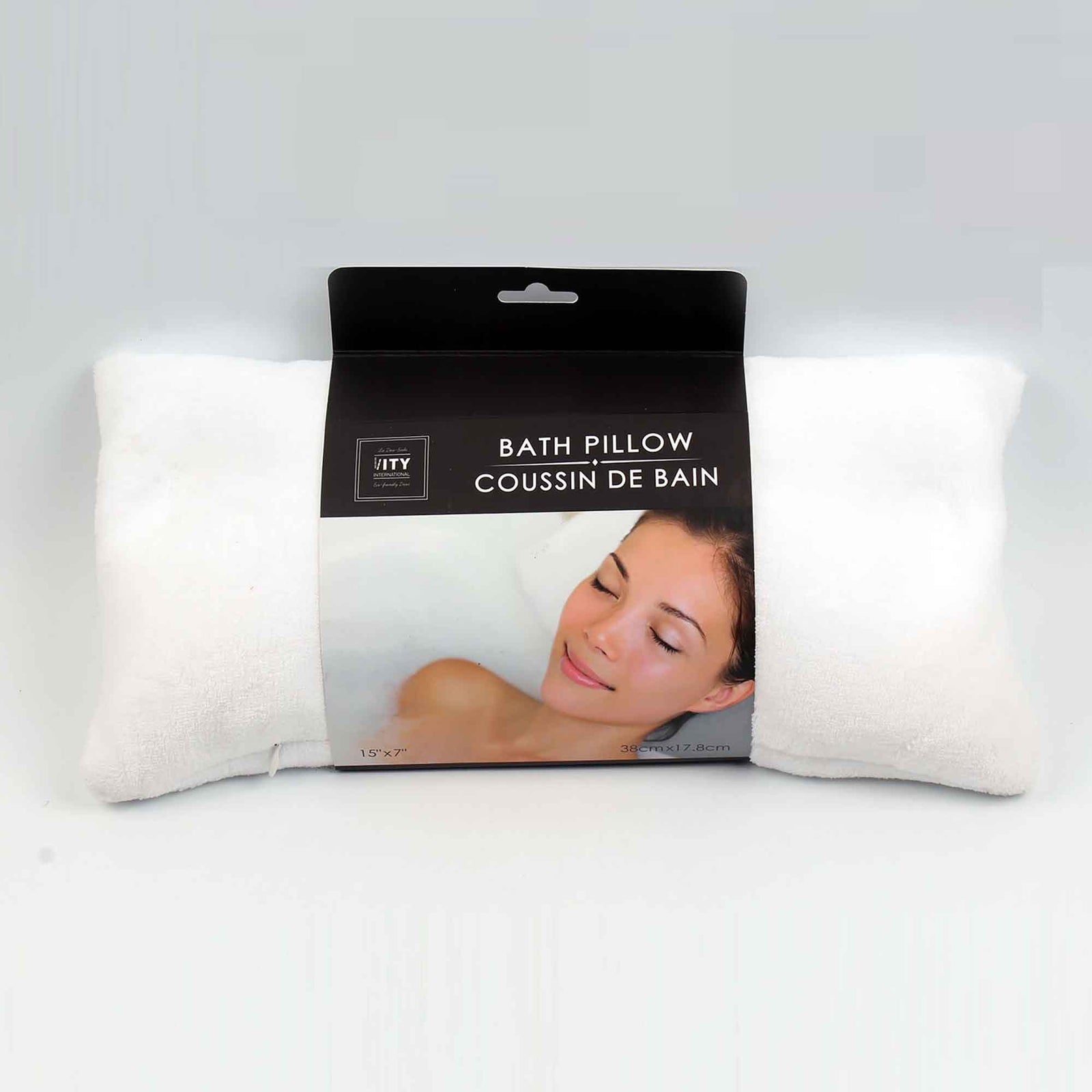 Coussin de bain de luxe, blanc 