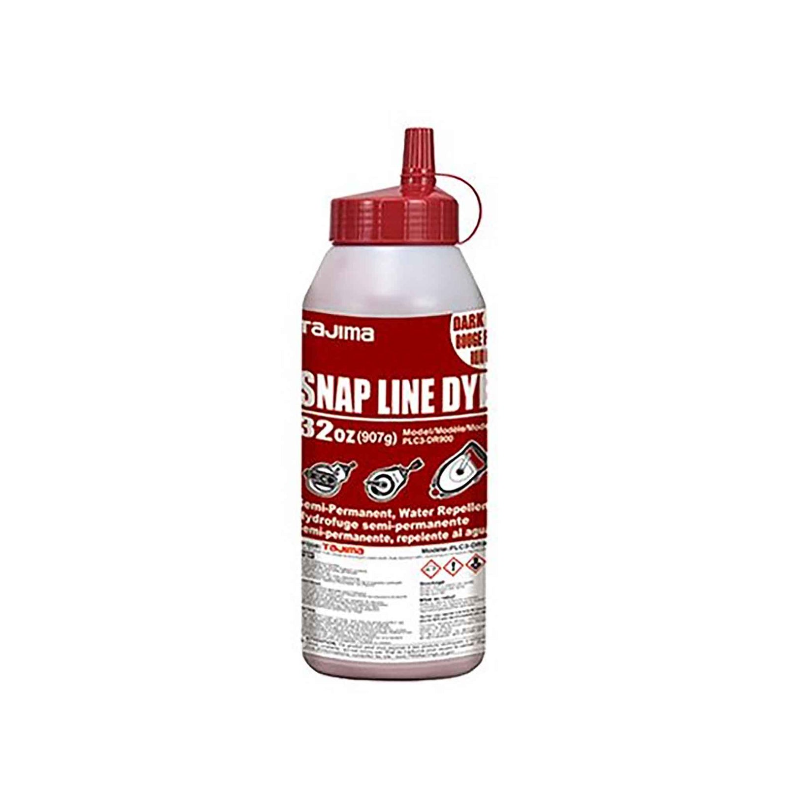 Craie de marquage Snap Line Dye, 907 g / 32 oz (rouge foncé)