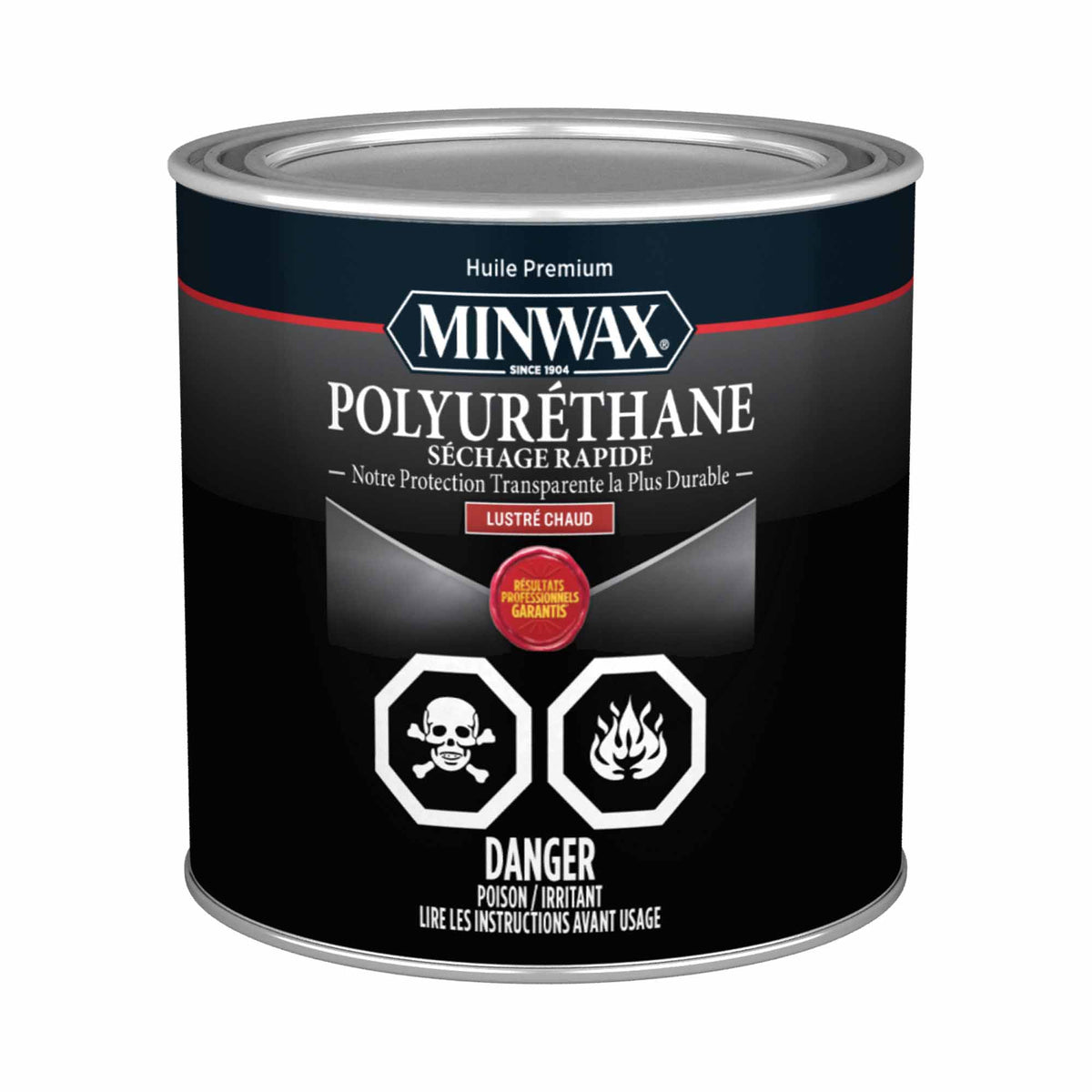 Minwax polyuréthane à séchage super-rapide transparent lustré, 236 ml