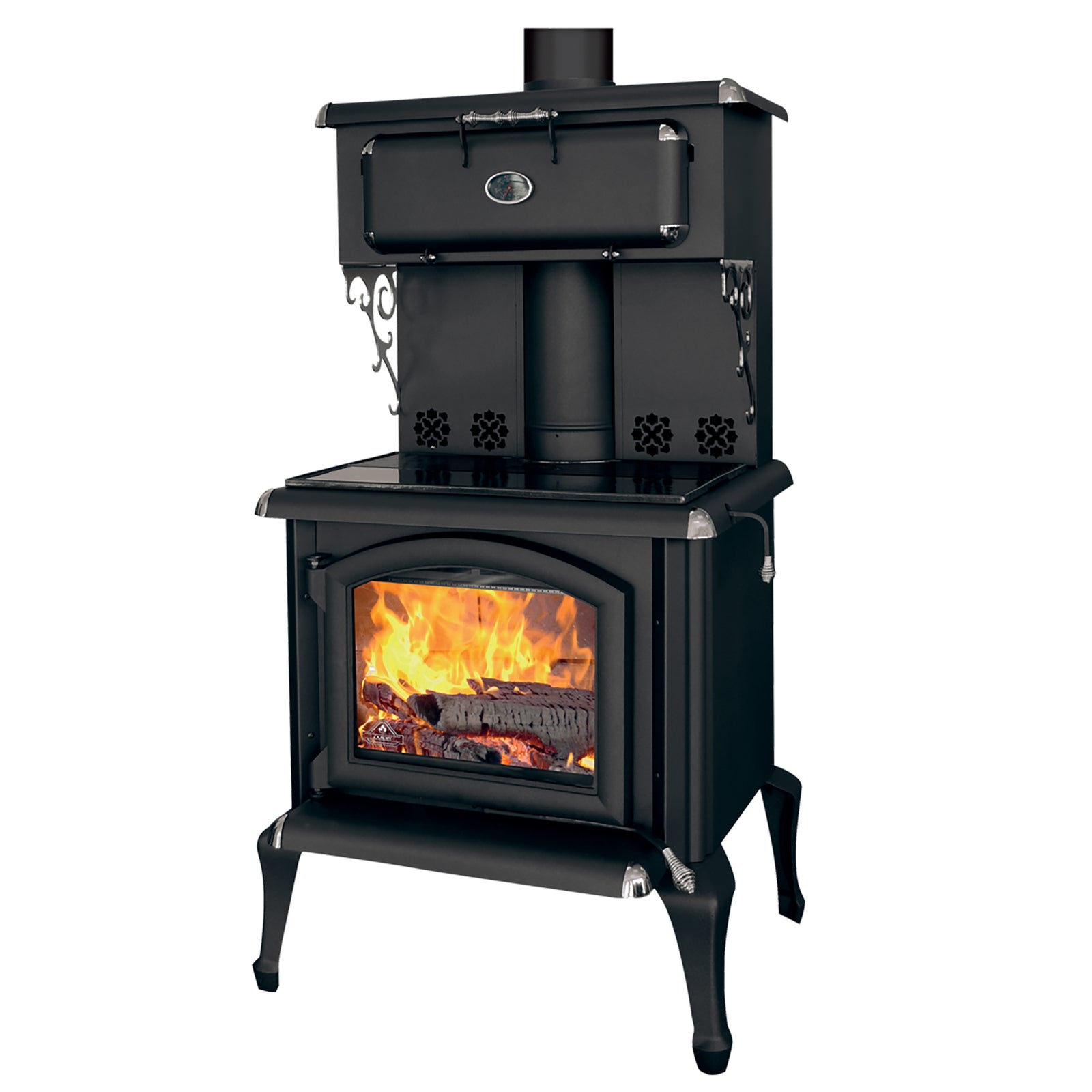 Poêle à bois Forgeron, cuisinière 