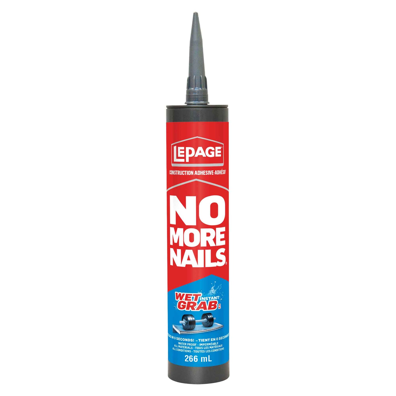 Adhésif de construction No More Nails Wet Grab, 266 ml