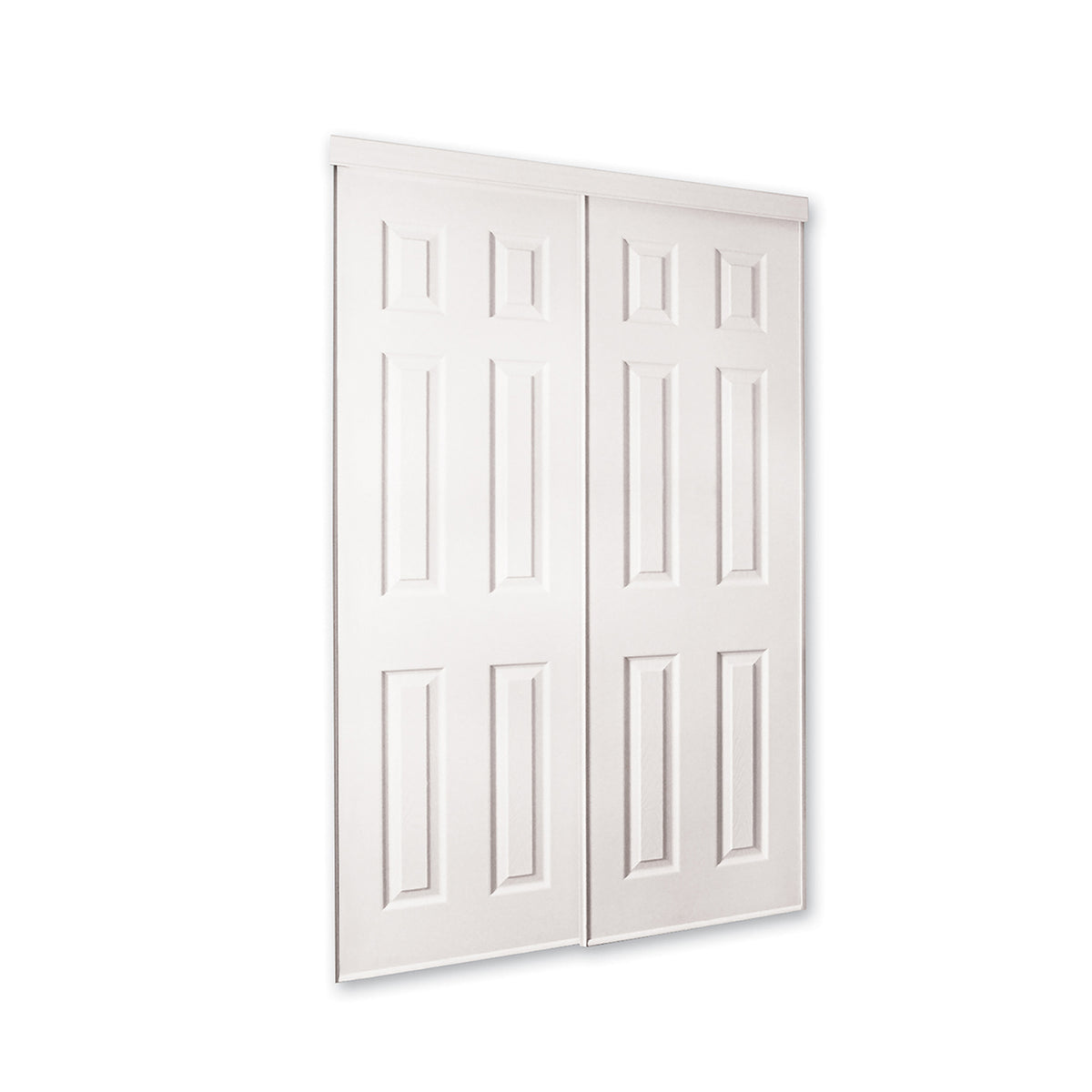 Porte coulissante Georgian à panneau embossé 48''