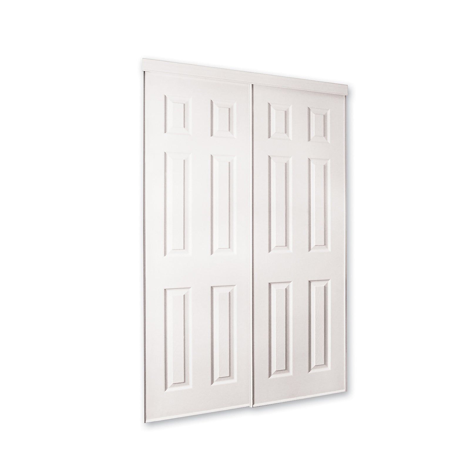Porte coulissante Georgian à panneau embossé 48''