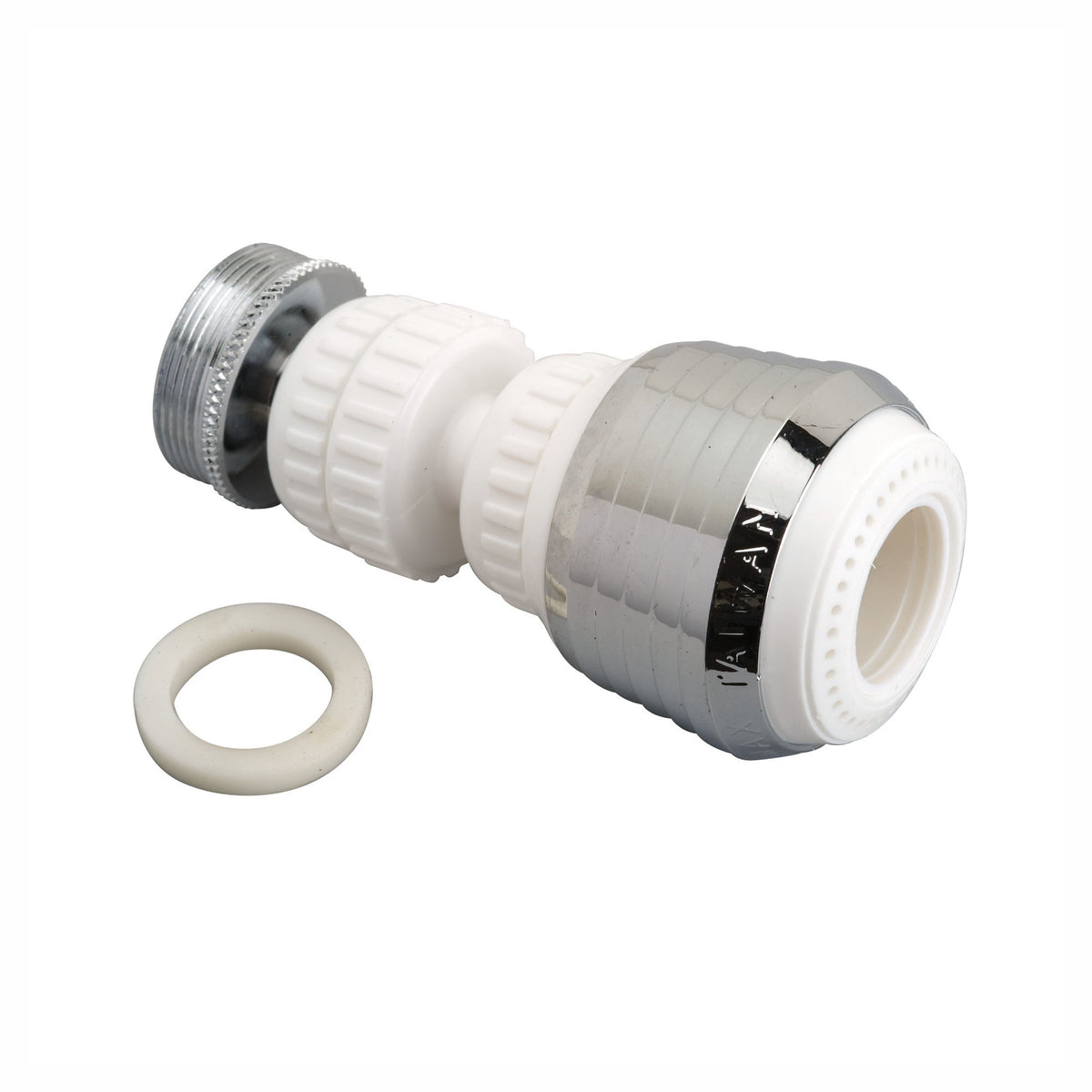 Aérateur pivotant double à 360°, blanc
