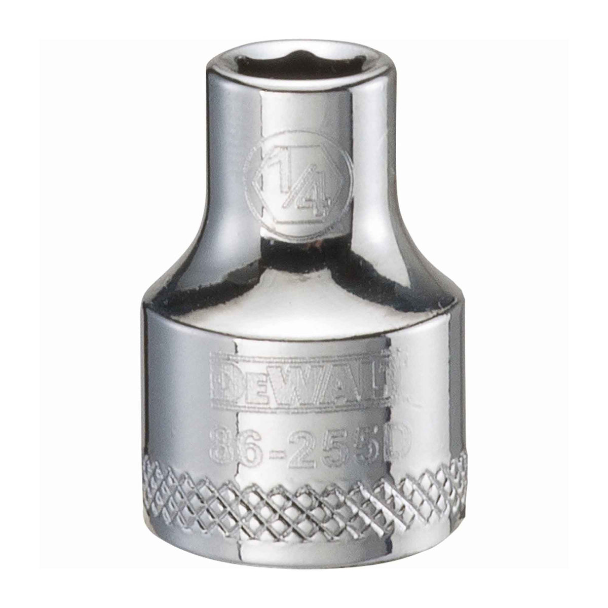 Douille standard courte à entraînement carré de 3/8" avec 6 pointes, 1/4''