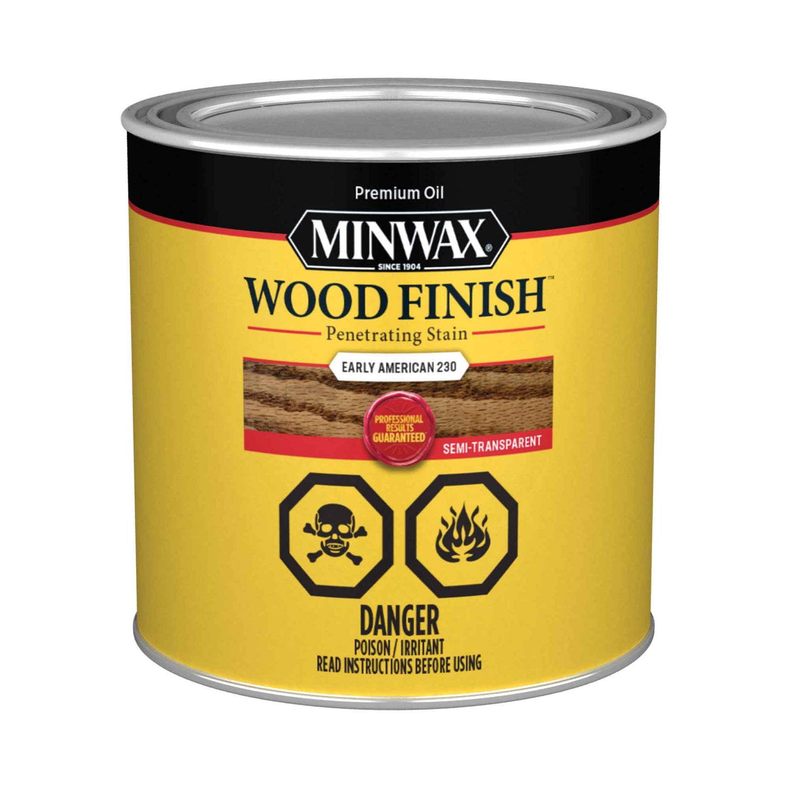 Finition pour bois colonial américain 230 semi-transparent, 236 ml