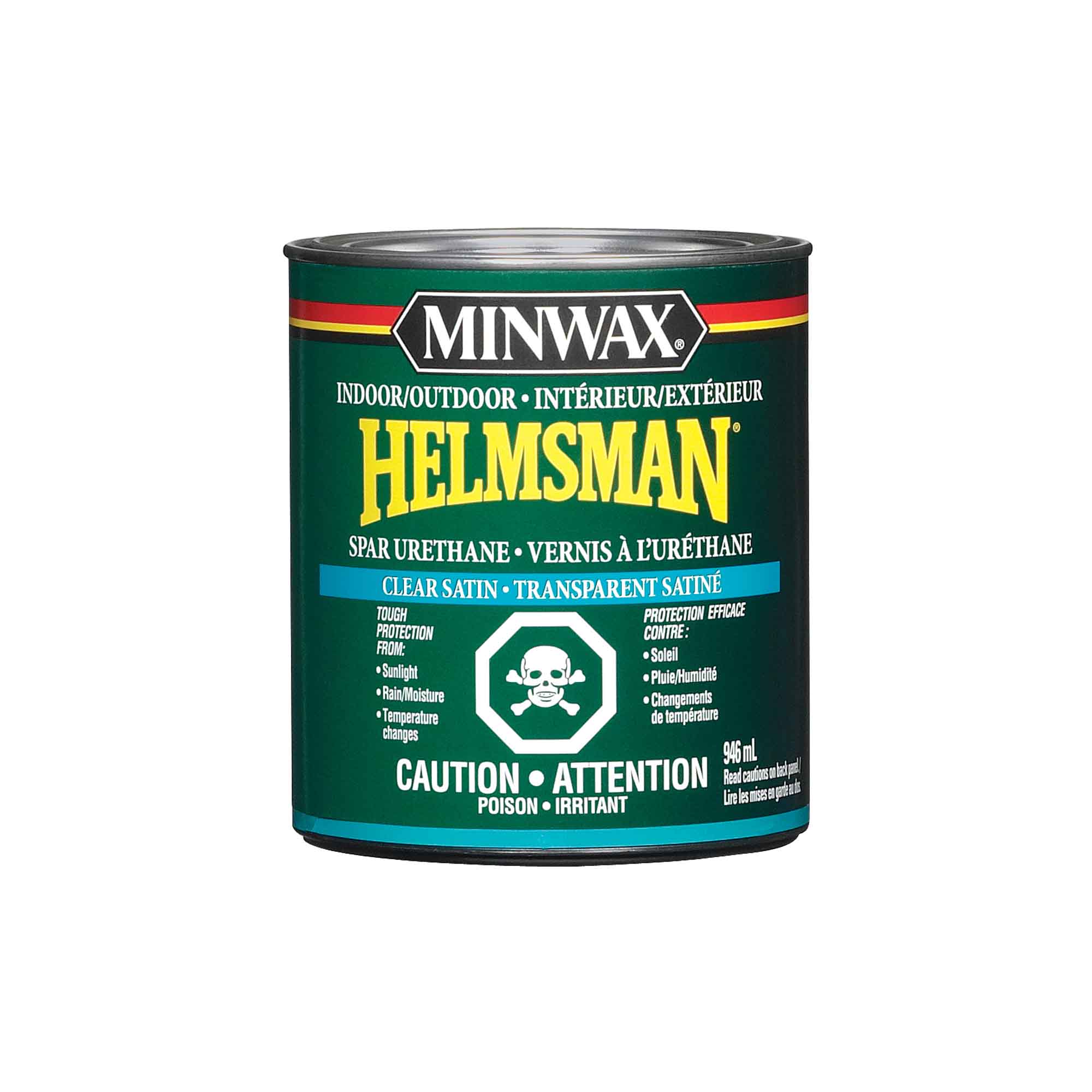 Minwax Helmsman intérieur / extérieur vernis uréthane transparent satiné, 946 ml