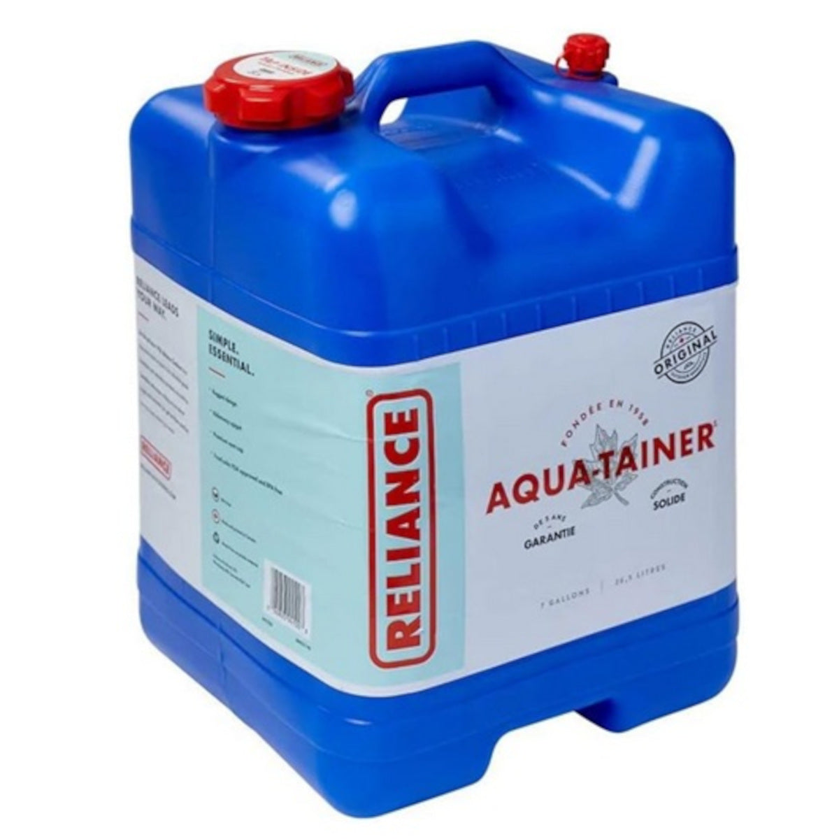 Reliance, bidon d'eau de camping 26 L