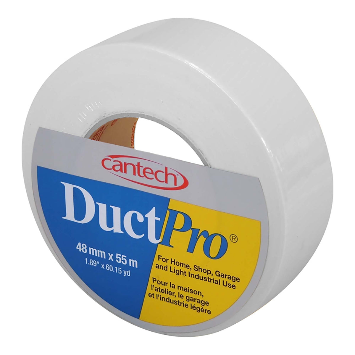 Ruban DuctPro de 48 mm x 55 m, blanc  