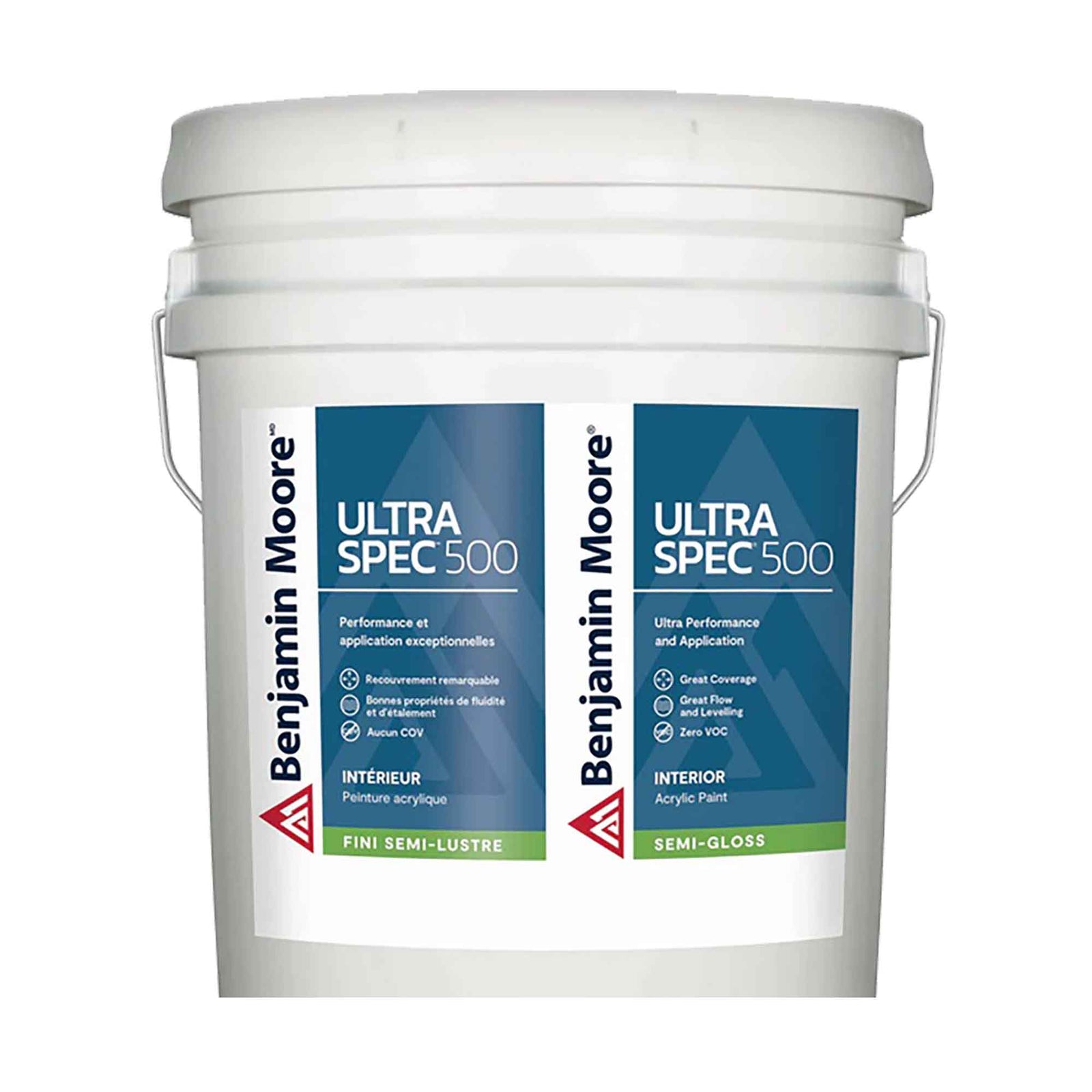 Peinture d'intérieur Ultra Spec 500 semi-lustré, 18,9 L