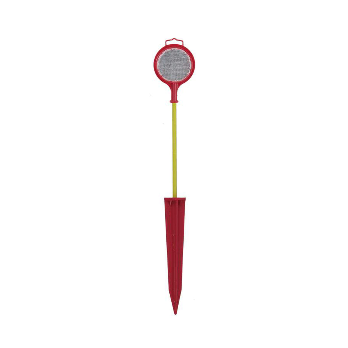 Balise d'entrée jaune et rouge avec réflecteur clair, 3/8" x 58"