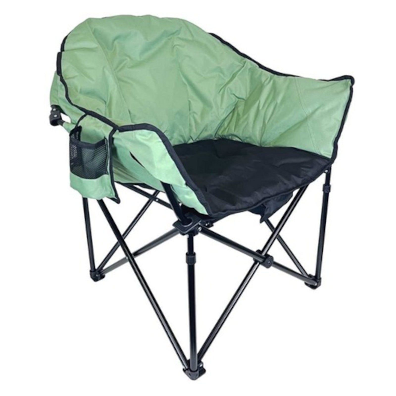 Chaise de camping chauffante - vert sauge