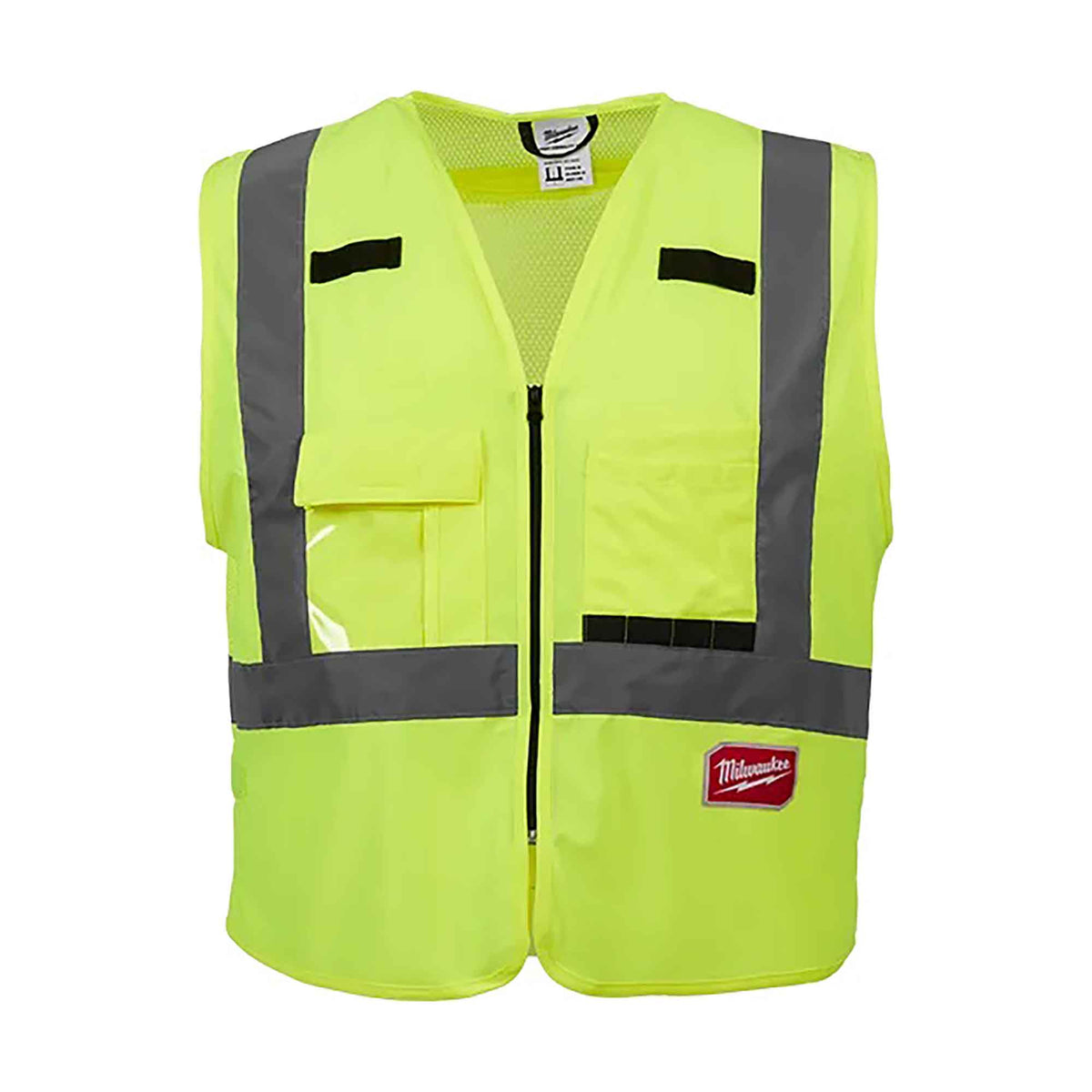 Veste de sécurité jaune haute visibilité de classe 2, grand / très-grand (10 poches)