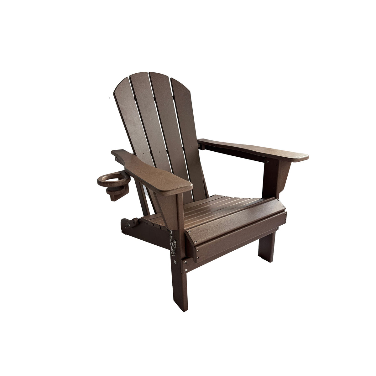 Chaise Adirondack pliante, brun