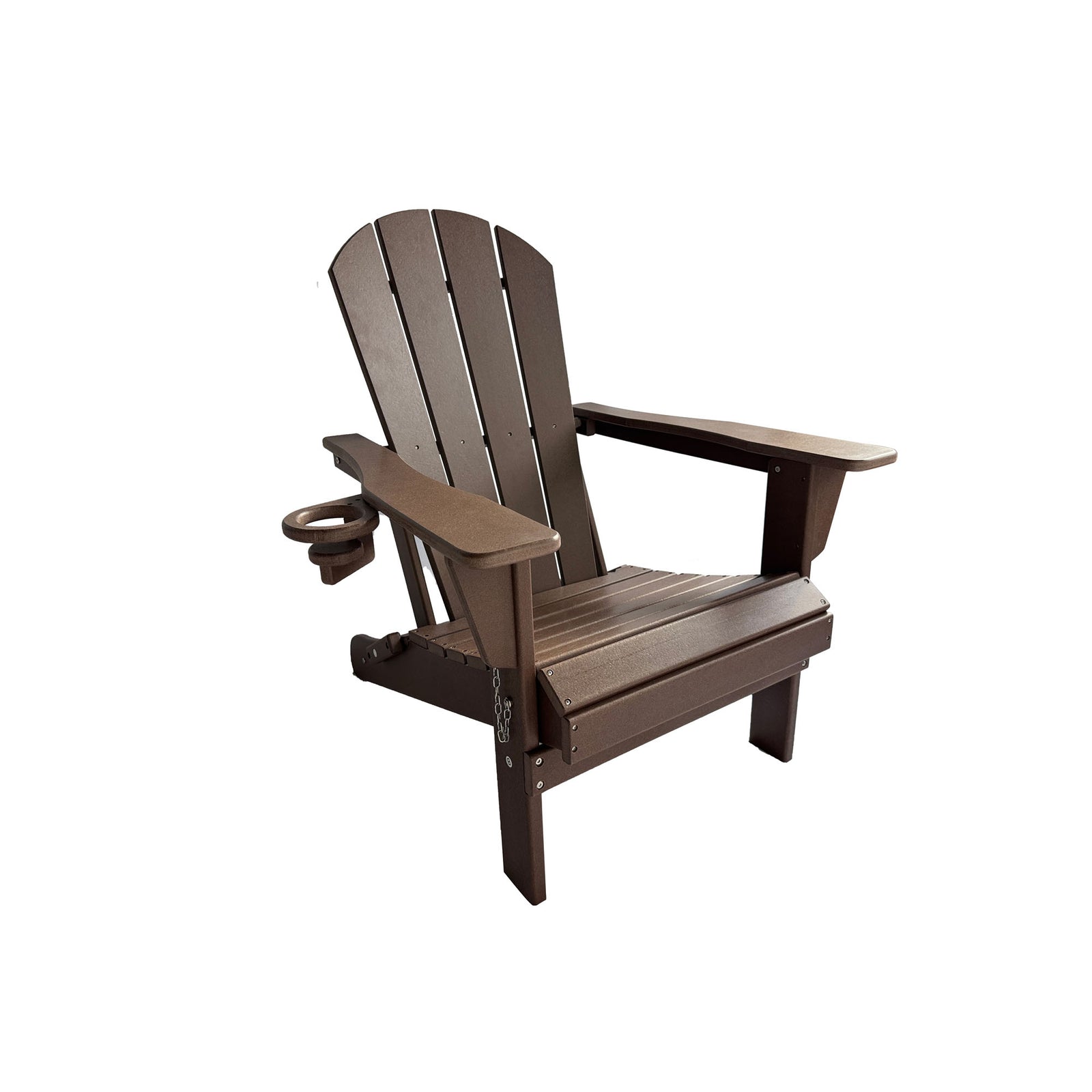Chaise Adirondack pliante, brun